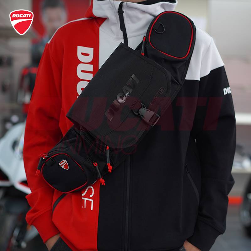 DUCATI Ducati waist bag big Redline P1 sports waterproof leisure cycling messenger practical multi -layer storage