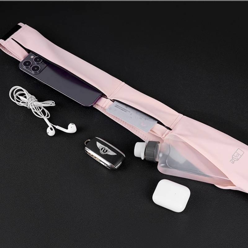 New running mobile phone bag pocket bag can put water magic stickers invisible multi -functional fitness marathon sports equipment belt