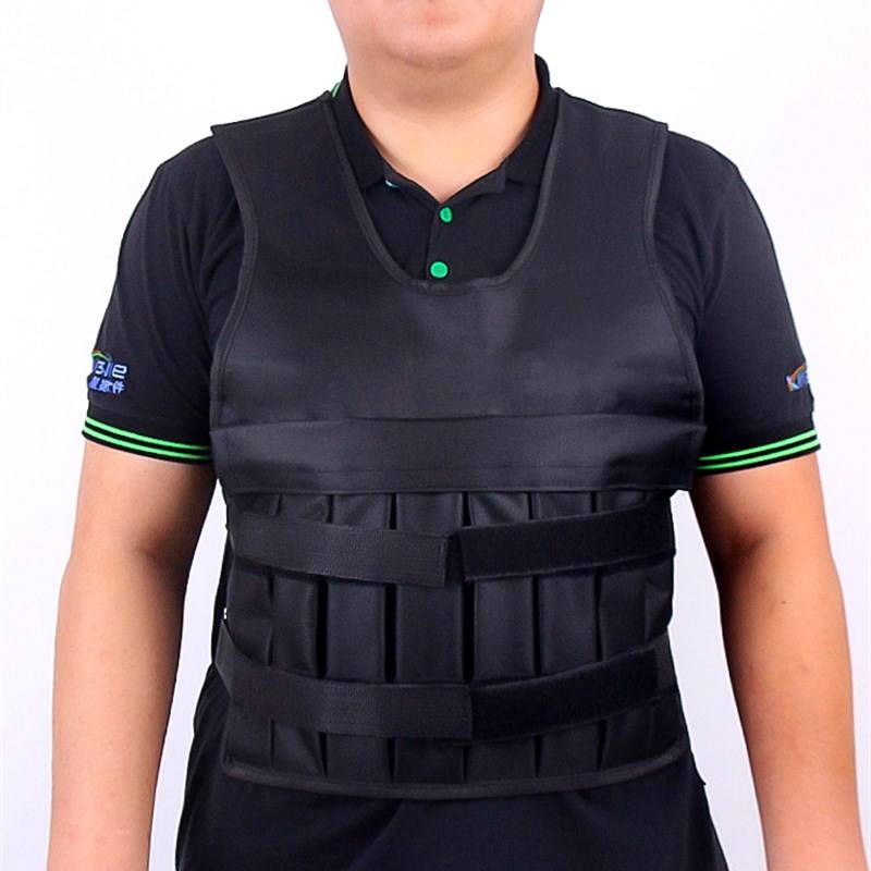 Men and women's load back E heart can adjust weight of weight -breathable stealth loading device, running sand bag vest back