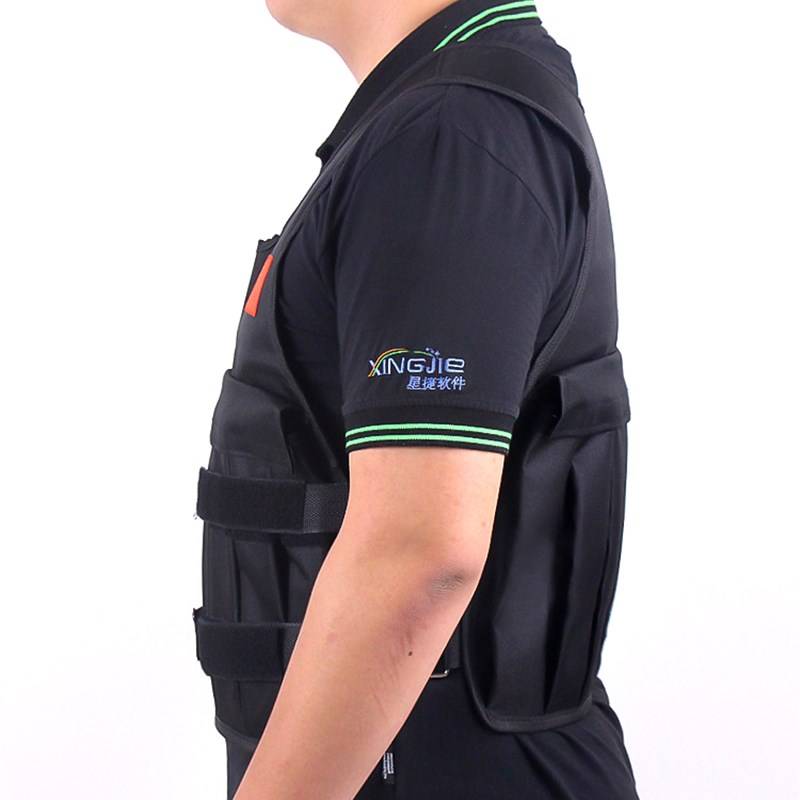 Men and women's load back E heart can adjust weight of weight -breathable stealth loading device, running sand bag vest back