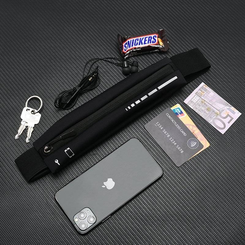 Sportsback bag, running phone bag, male and female, outdoors, waterproof, super thin mini belt bag