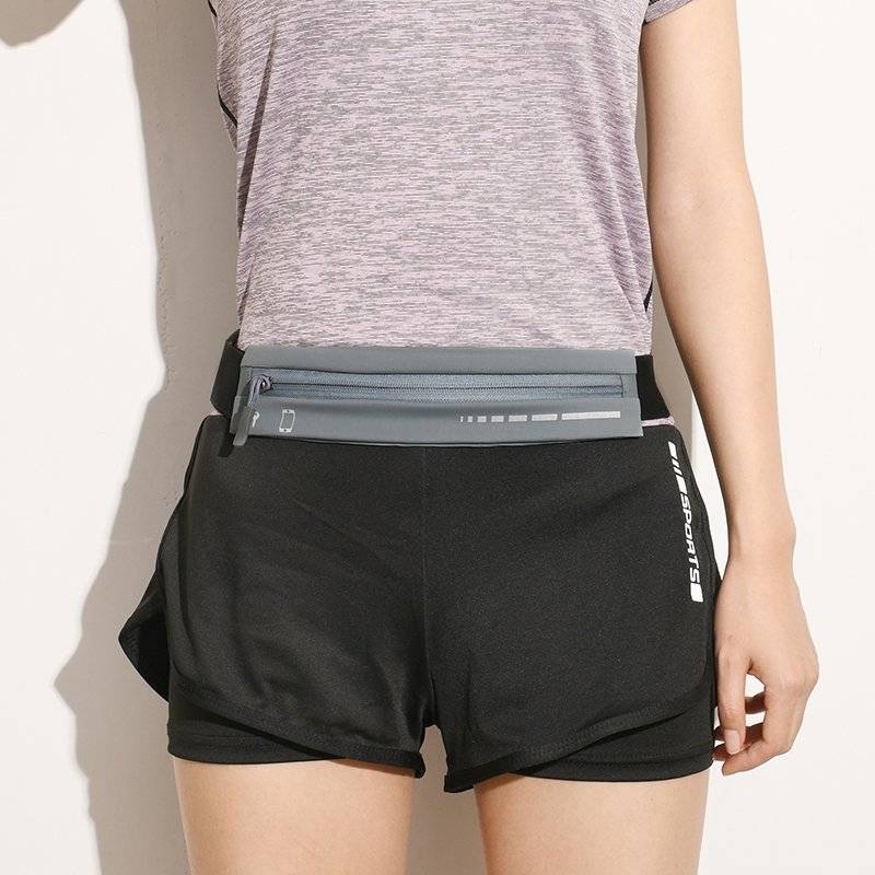Sportsback bag, running phone bag, male and female, outdoors, waterproof, super thin mini belt bag