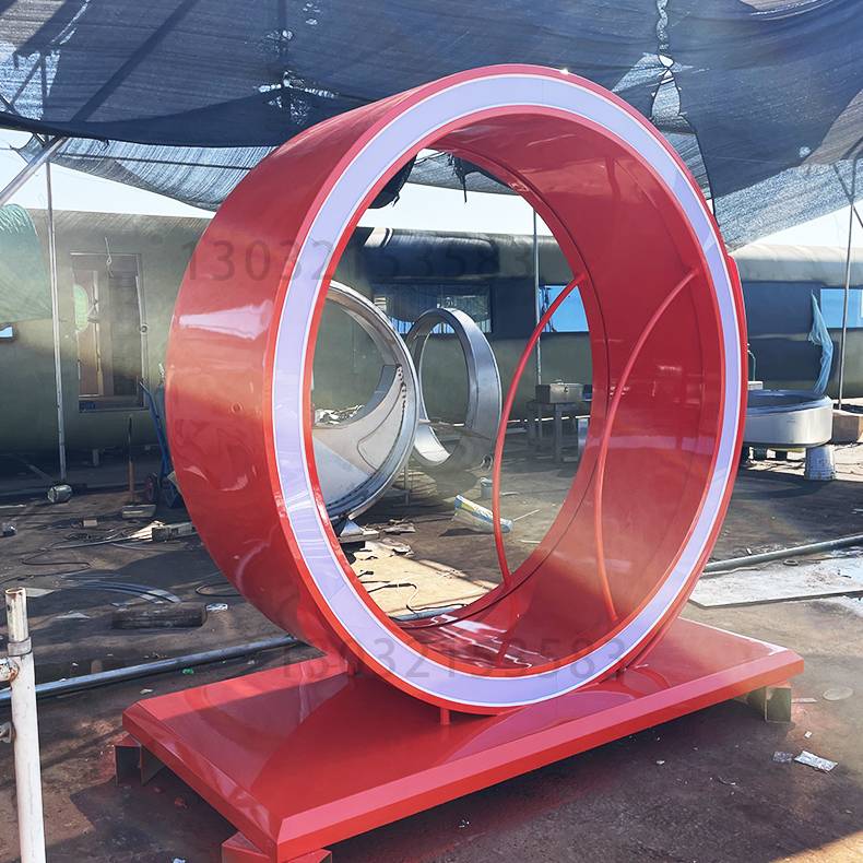 Interactive treadmill non -motivated fitness and entertainment all -in -one power generation equipment Human feet stepping circular amusement light wheel