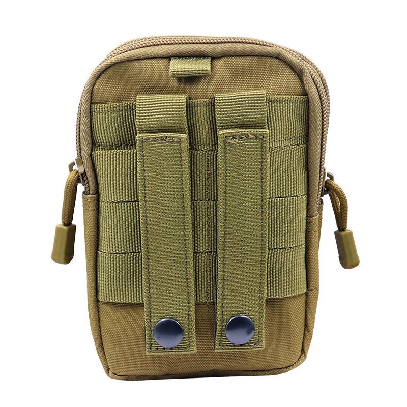 Outdoor leisure sports tactical waist bag men's mobile phone bag wears belt climbing camouflage bag vertical waist bag large capacity