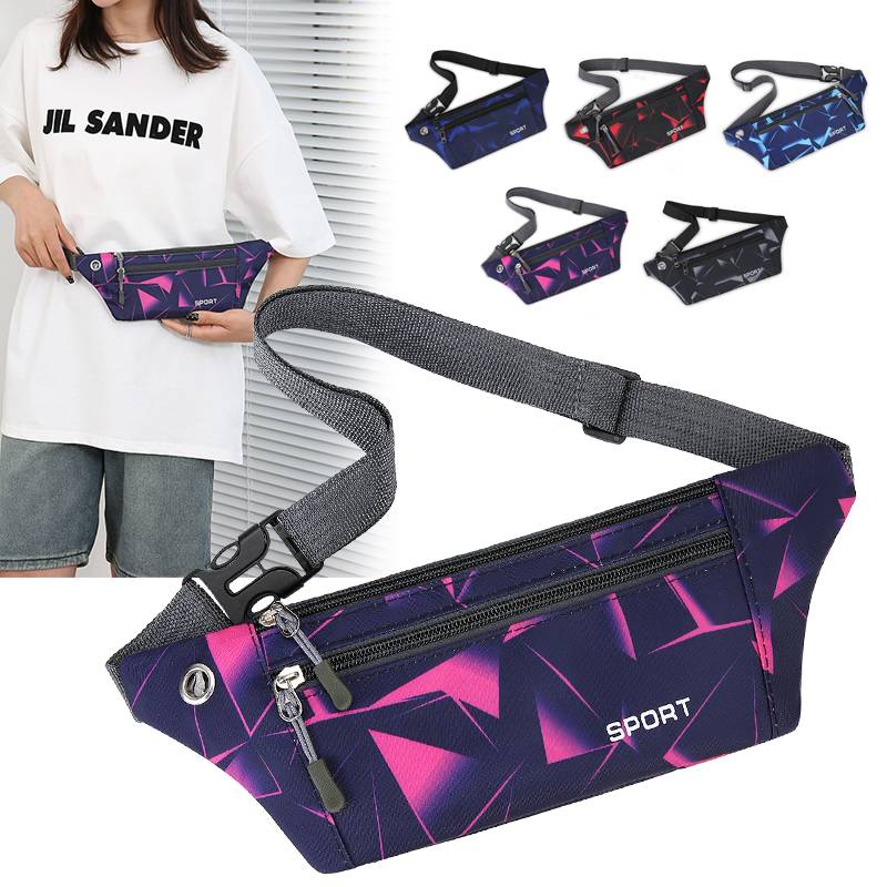 The new invisible personal male lady multi -functional waist bag outdoor running equipment sports waist bag fitness mobile phone bag