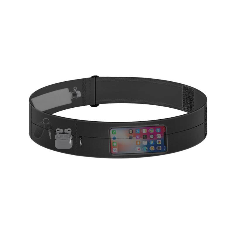 New product running mobile phone bag pocket magic stickers invisible multi -functional fitness marathon sports equipment belt small bag