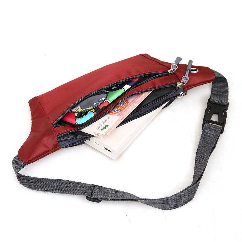 Ms. Sports cash bag, phone bag, male running marathon, super-invisible belt multi-purpose waterproof chest bag