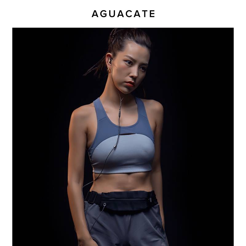 AGUACATE professional elite sports waist bag invisible waist bag men and women high elastic running mobile phone waist bag fitness