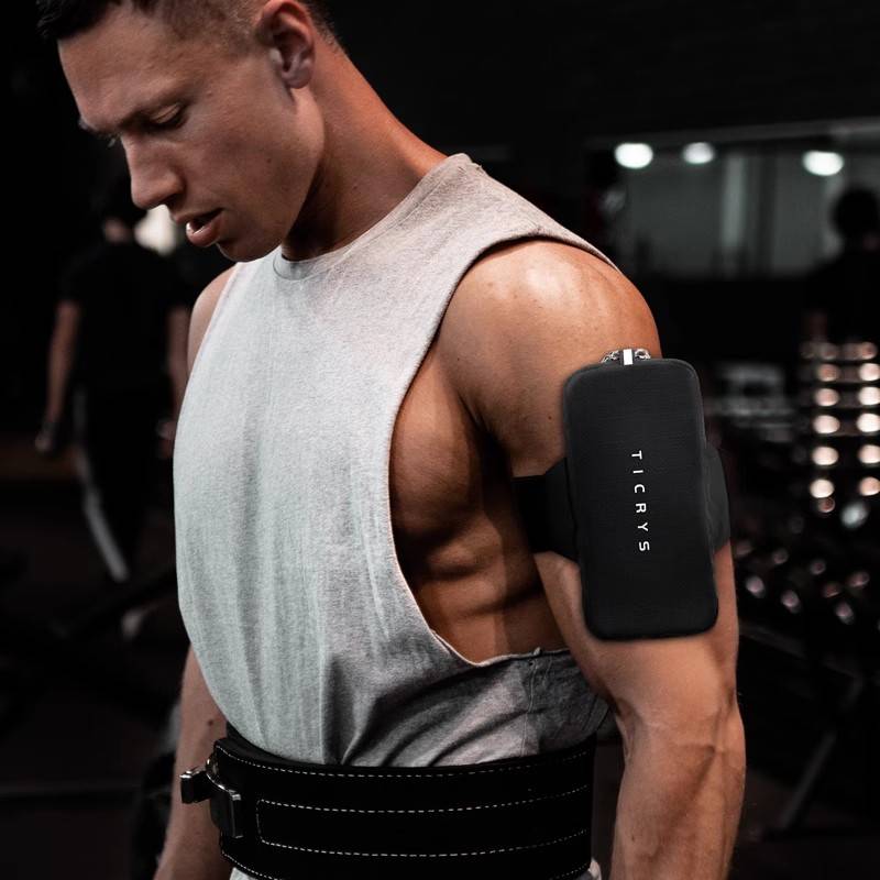 Running mobile arm bag, male mobile arm bag, female gymnasium kit, bag wrist arm bag