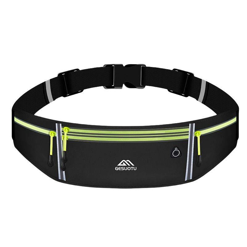 A running waist bag, a sports phone, a woman can put a canteen with a water-proof, four-port bag, a little gym belt