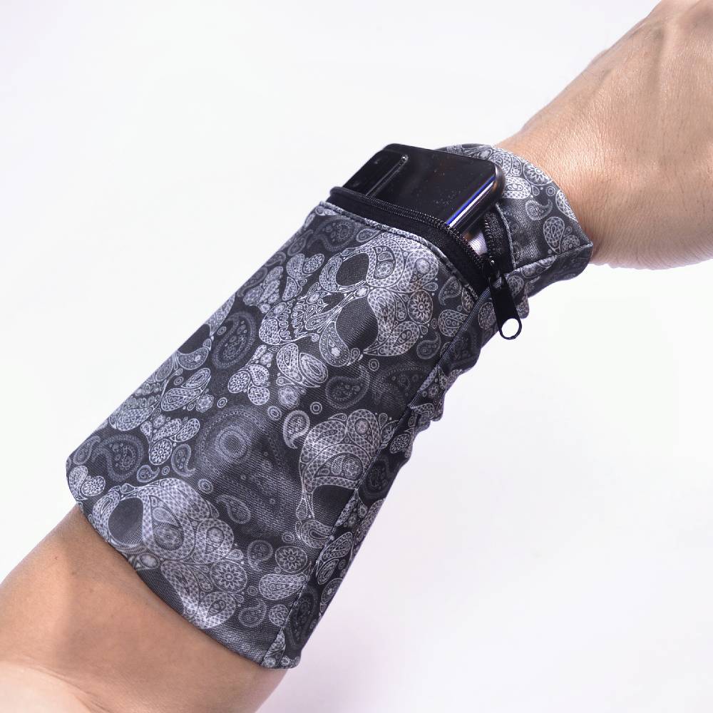 Leisure outdoor mobile phone handbags versatile change new men's and women's mobile phone bag portable running ride wrist bag