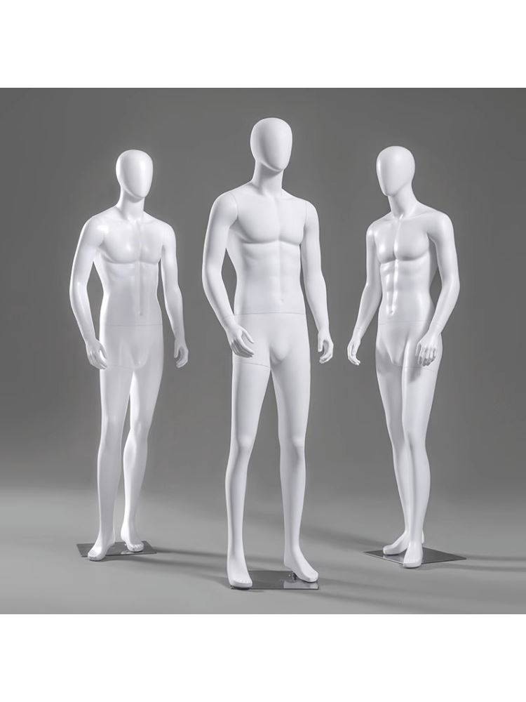 Model display shelf men's and women's model props, whole body male model sports resin props, men's running shoes, hats, clothing