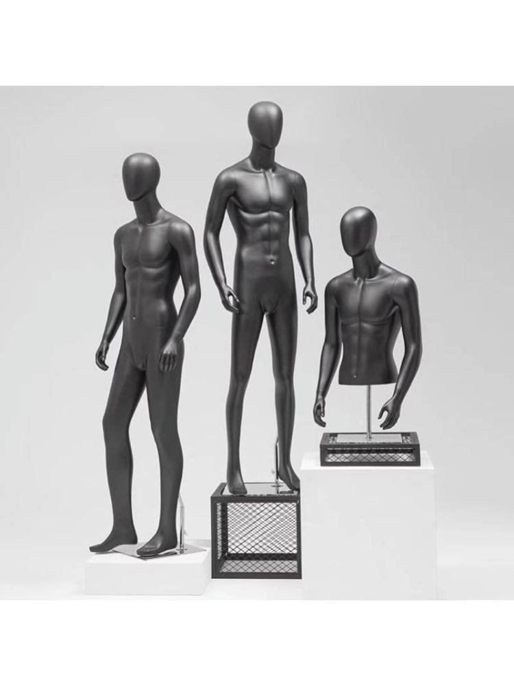Model display shelf men's and women's model props, whole body male model sports resin props, men's running shoes, hats, clothing