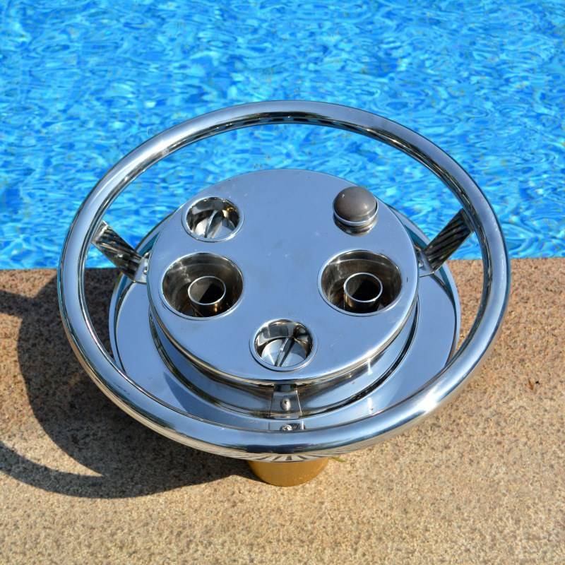 Swimming pool stainless steel reverse flow training device device fixed -point E training equipment water treadmill surfing equipment