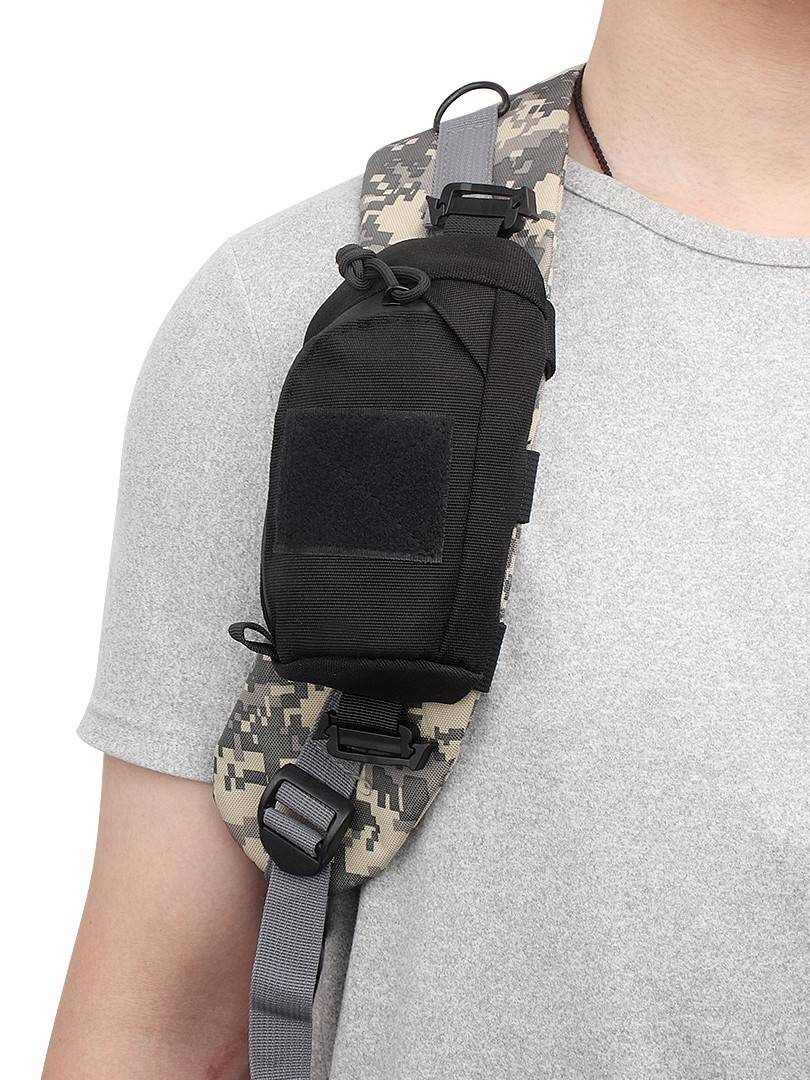 Outdoor climbing backpack shoulder strap mobile phone bag multi -function EDC storage bag backpack small hanging tactical attachment bag
