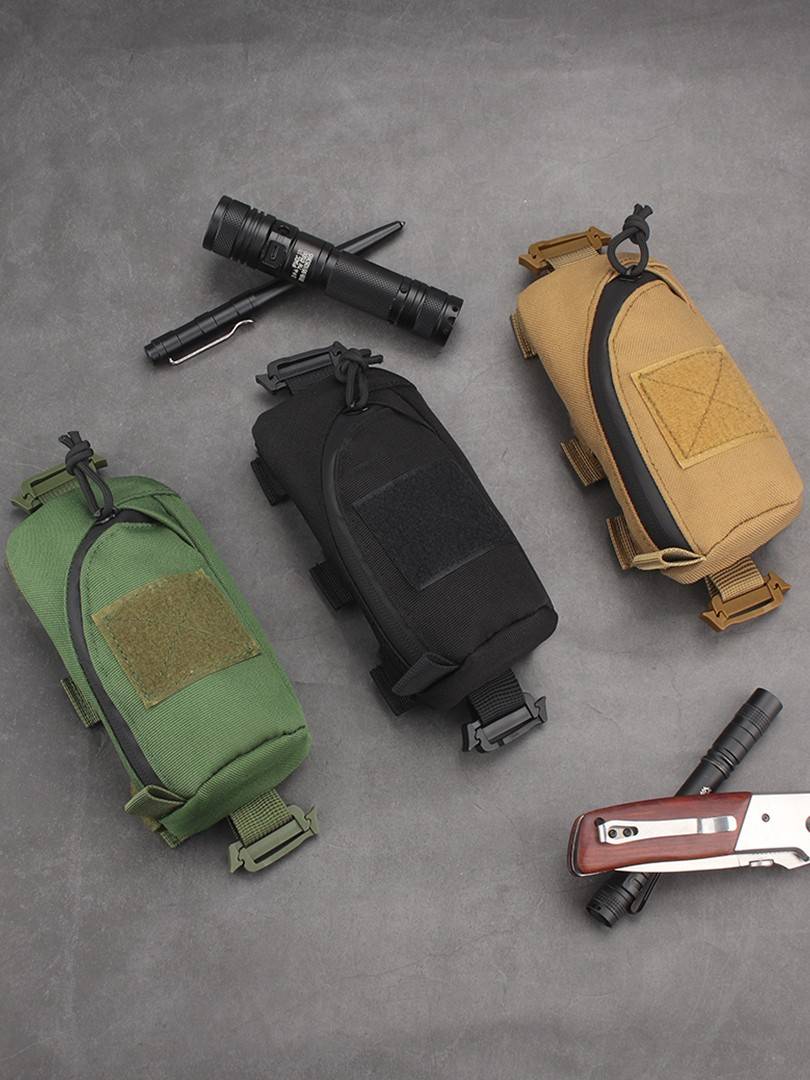 Outdoor climbing backpack shoulder strap mobile phone bag multi -function EDC storage bag backpack small hanging tactical attachment bag