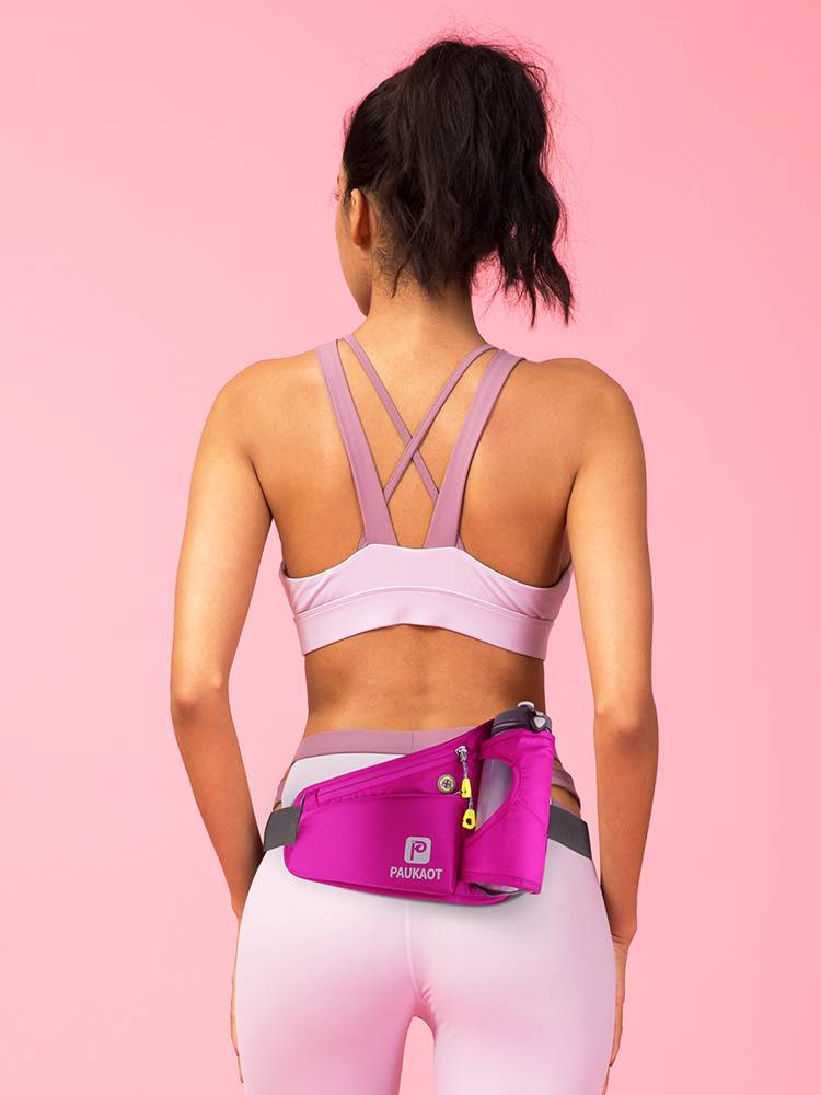 Paukaot new running sports kettle kettle waist bag outdoor mountaineering men and women multi -function marathon equipment