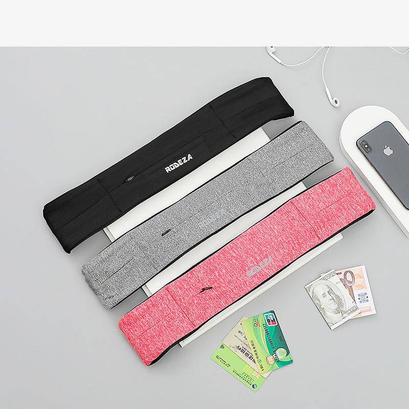 Invisible exercise waist bag, men and women multi-purpose running phone