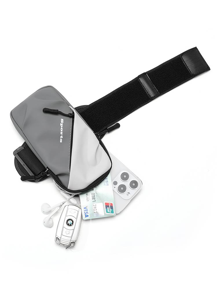A running mobile arm bag for men and women, a general sports arm bag for women and men, and a wrist bag for the plaza