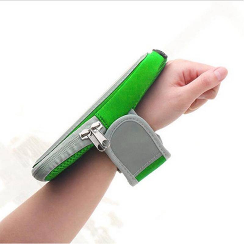 Touch screen mobile running arm bag men's breathable sports women's mobile phone arm covers special wrist bag for fitness equipment