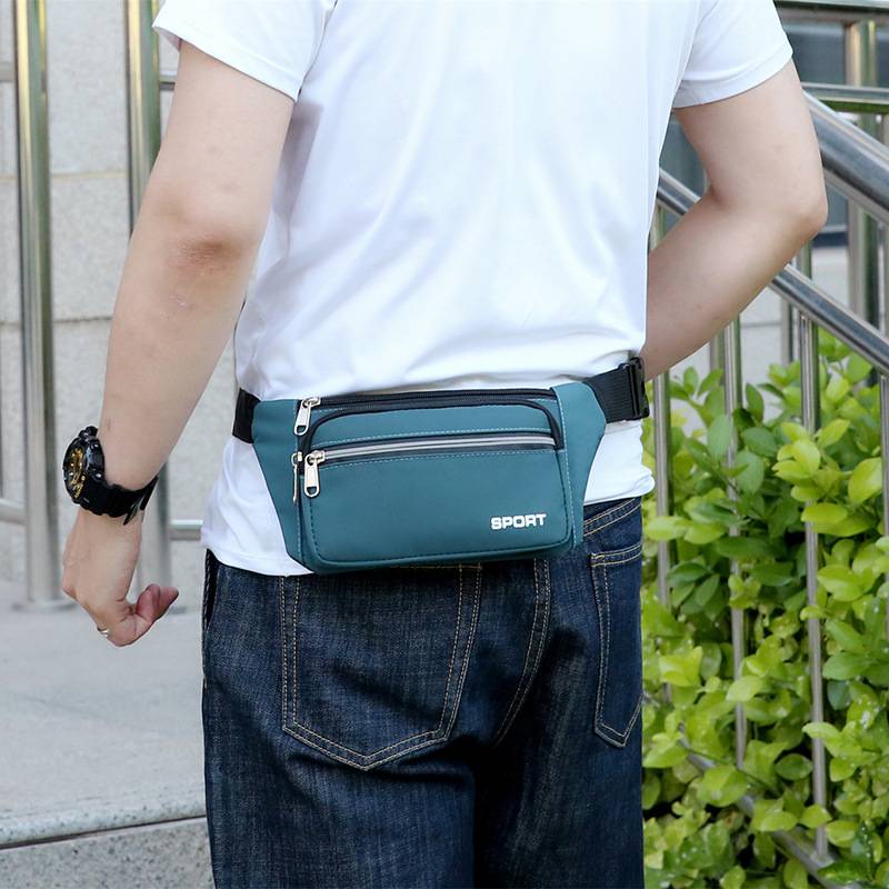 Women's waist bag multi -layer mobile phone bag new men's anti -chest coin bag shoulder bag sports outdoor running business chest bag
