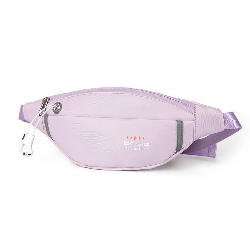 "Carnival discount" sports waist bag outdoor running marathon fitness equipment thin multi -pockets close -up chest bag