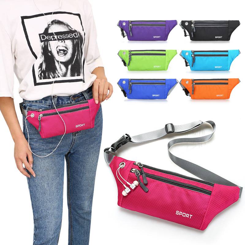 Japanese and Korean new sports pocket mobile phone bag women's bag outdoor fitness coin pocket men and women multi -function running