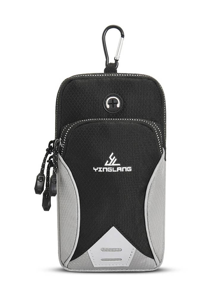 Outdoor climbing shoulder strap hanging mobile phone bag multi -function shoulder mesengers bag universal wrist bag running sports bag