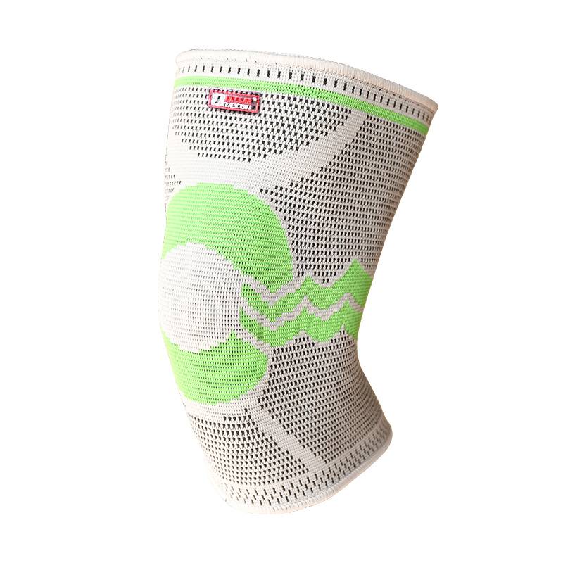 Professional sports knitted knee pads half -moon board joint cool running basketball elastic knee pad protection set Men and women autumn and winter