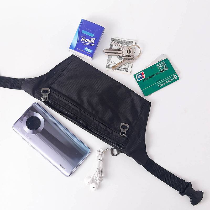 2024 sports pocket men's running mobile phone bag small lightweight invisible durable fitness shoulder mesengers chest bag