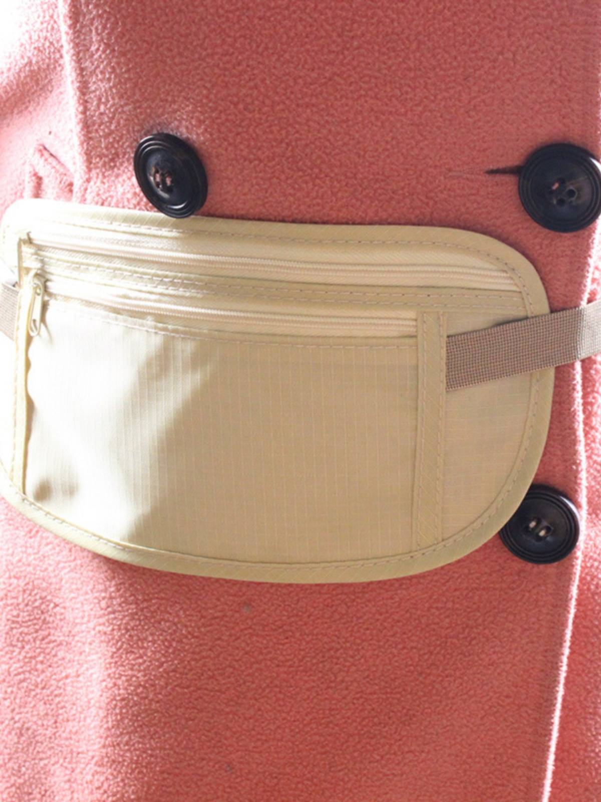 Outdoor personal sports waist bag waterproof anti -theft and stealth running pocket bag men and women multi -function ultra -thin travel mobile phone bag