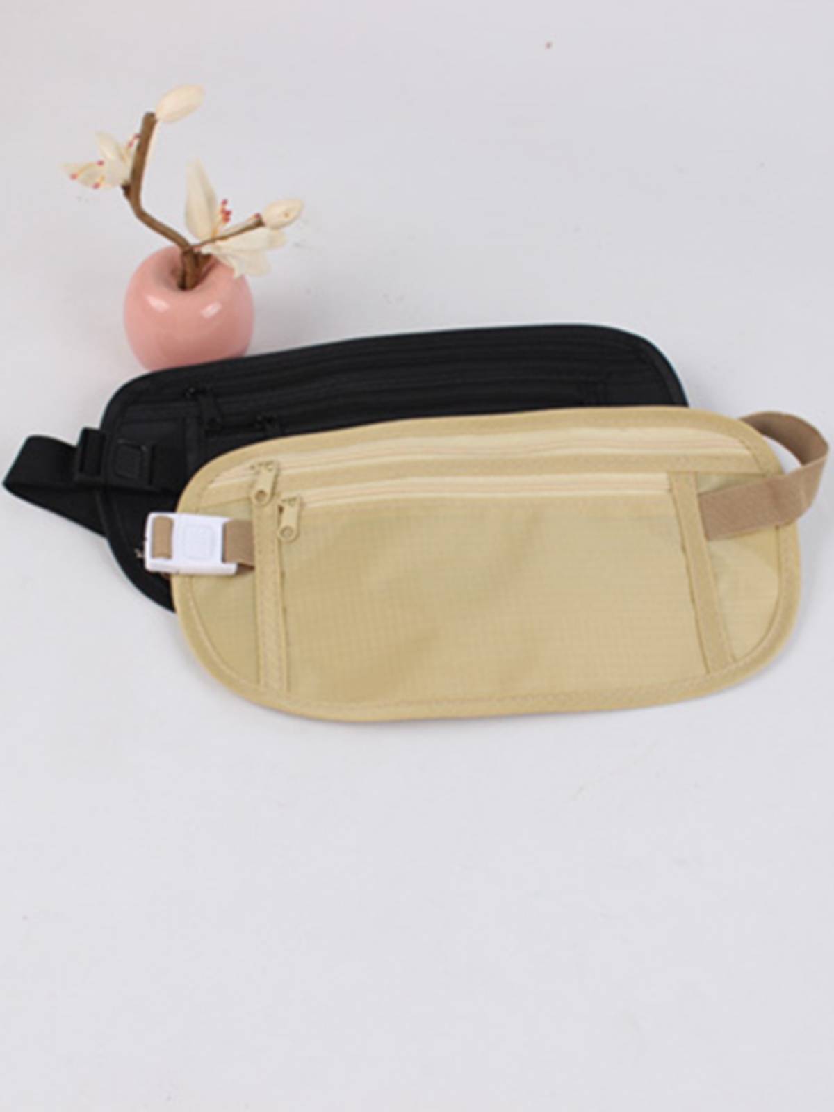 Outdoor personal sports waist bag waterproof anti -theft and stealth running pocket bag men and women multi -function ultra -thin travel mobile phone bag