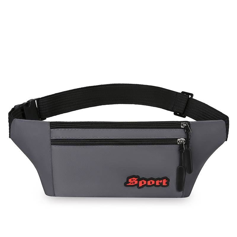 Sports super thin, invisible belt, multi-purpose waterproof chest bag, and a guy with a cell phone bag running a marathon