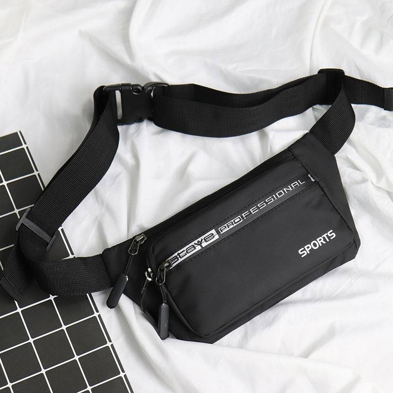 Men's waterproof waist bag chest bag small bag outdoor sports shoulder shoulder messenger bag running bag mobile phone climbing fitness