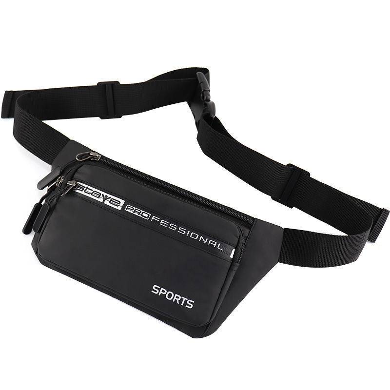 Men's waterproof waist bag chest bag small bag outdoor sports shoulder shoulder messenger bag running bag mobile phone climbing fitness