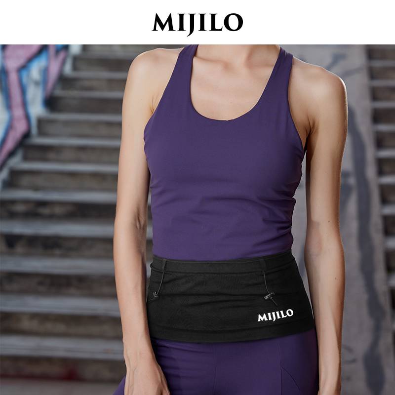 Mikelo Mijilo running mobile phone bag men's marathon outdoor sports pocket women's light and thin ride belt