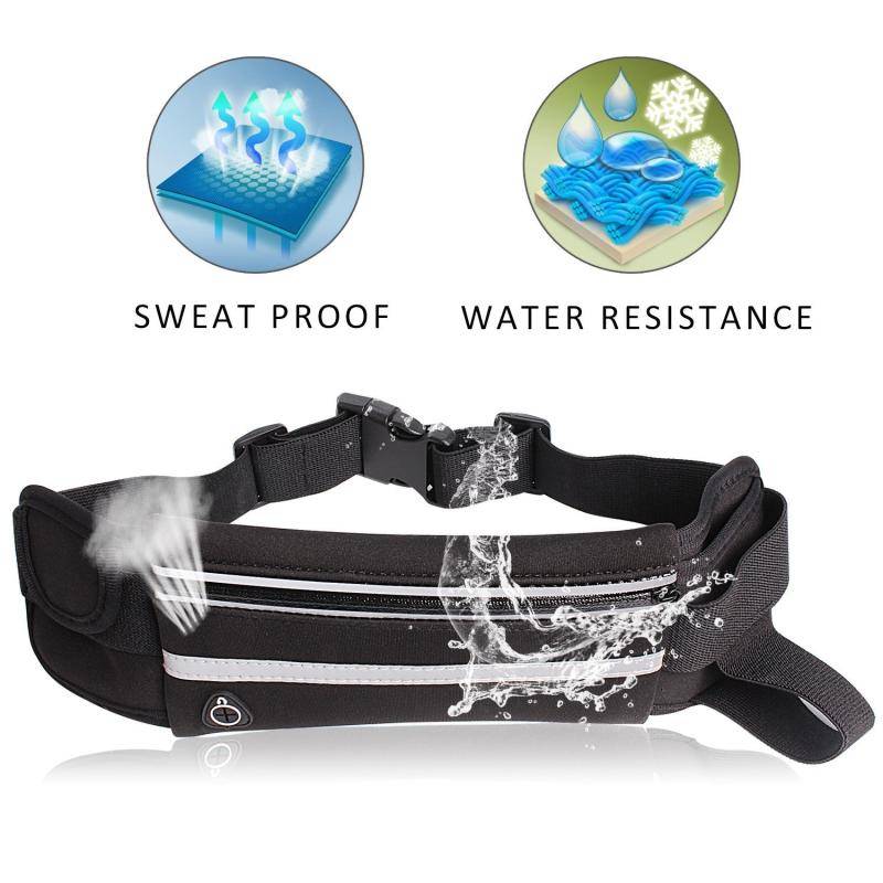 Outdoor sports running pocket bag fitness running hill waters waterproof bag men's and women's sports waistband kettle bag