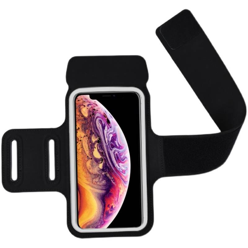 A running arm bag for men and women with an outdoor exercise arm with apples for a general phone set to protect their wrists from sweat