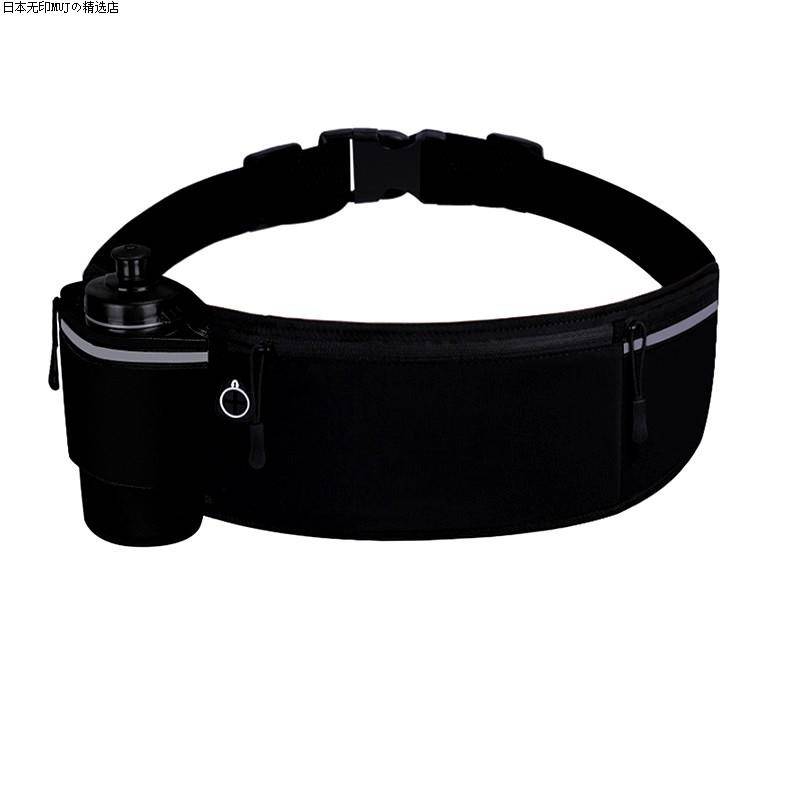 Japanese running waist bag men's and women's kettles small belt multifunctional fitness marathon waterproof sports storage bag straight hair