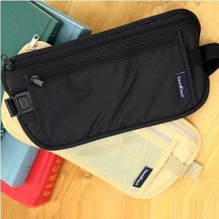 Outdoor tourism men and women close -up anti -theft wallet waist bag multi -function sports running mobile phone bag sports pocket bag