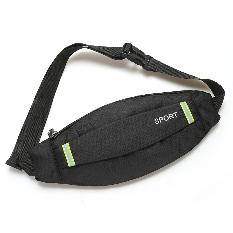 Multifunctional Japanese and Korean waist bag women's bag mobile phone bag run marathon fitness bag ultra -thin invisible belt waterproof chest bag