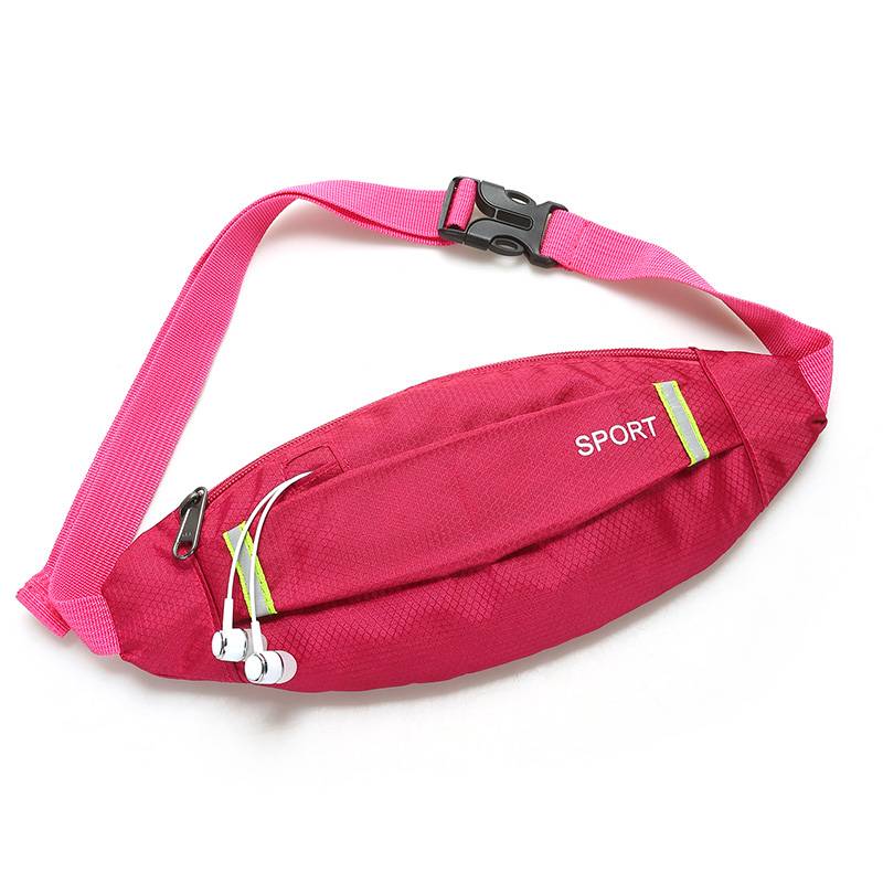 Multifunctional Japanese and Korean waist bag women's bag mobile phone bag run marathon fitness bag ultra -thin invisible belt waterproof chest bag