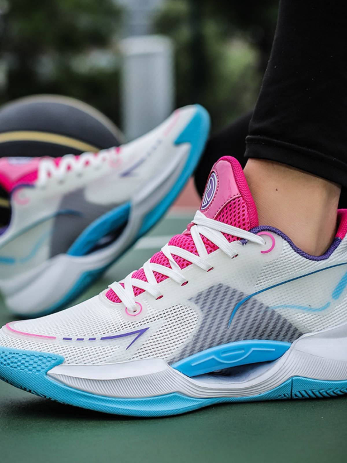 Fits to Li Ning's 2023 new Net Basketball Script Sports