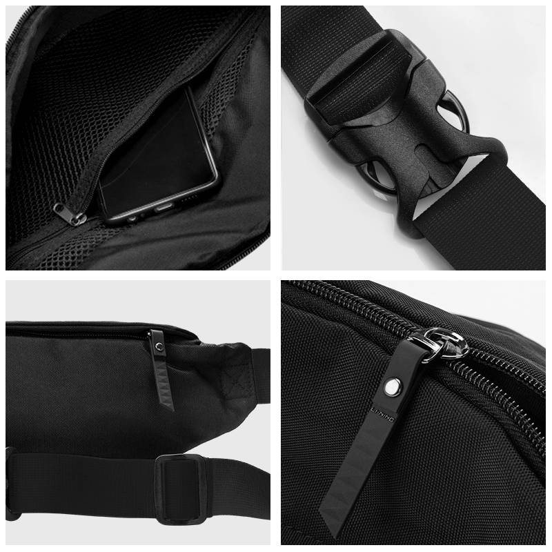 Li Ning Crossbody Bag Men's mobile phone bag Sports outdoor running large -capacity running boys fishing for piccoon