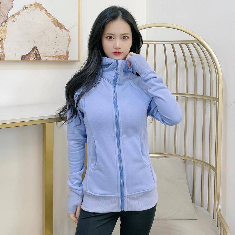 Autumn and winter plus mood yoga sports sweater high bombs soft outdoor running fitness training coat