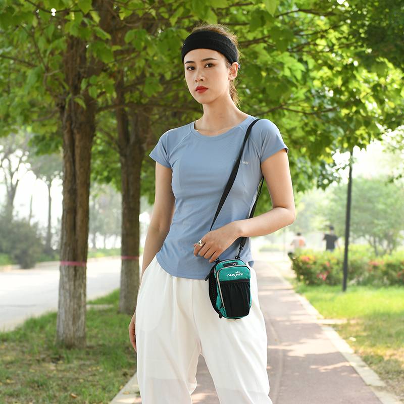 Running phone arm bag, sports phone arm kit, one-shoulder slant kit, common wrist bag for men and women, 6.5 inches