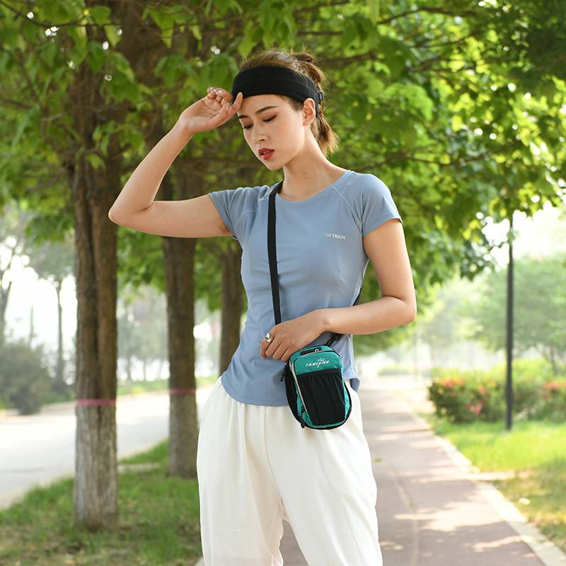 Running phone arm bag, sports phone arm kit, one-shoulder slant kit, common wrist bag for men and women, 6.5 inches