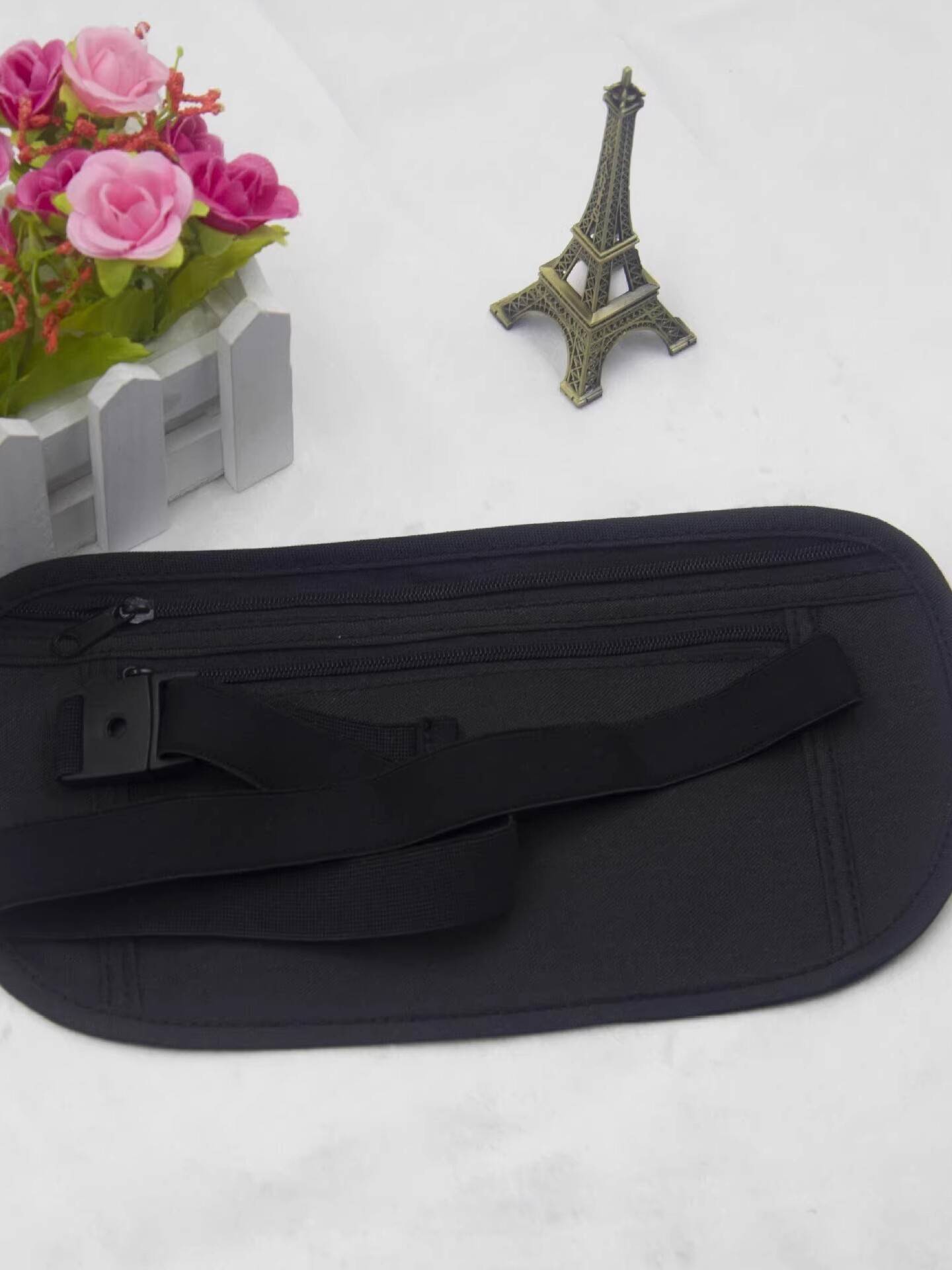 Multi -function ultra -thin waterproof anti -theft invisible running pocket travel passport mobile phone bag outdoor sports comfort bag