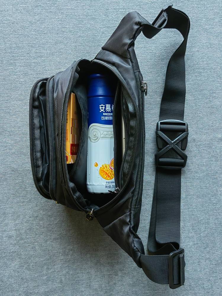 New sports pocket running mobile phone bag waterproof tide brand multi -function travel nylon lightweight chest bag male