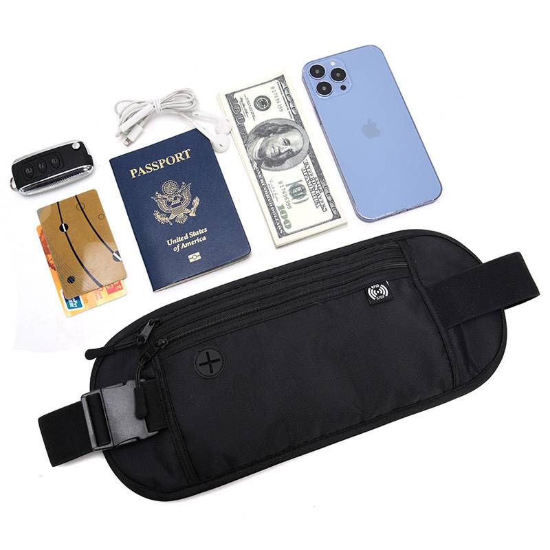 Danish Vanler Sports waist bag anti -theft brush running waterproof multi -functional travel outdoor men's and women's riding mobile phone bag